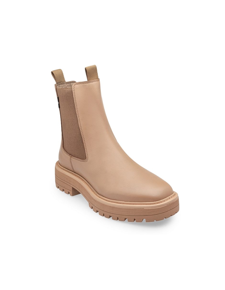 Bota arriba del tobillo de piel para mujer 2