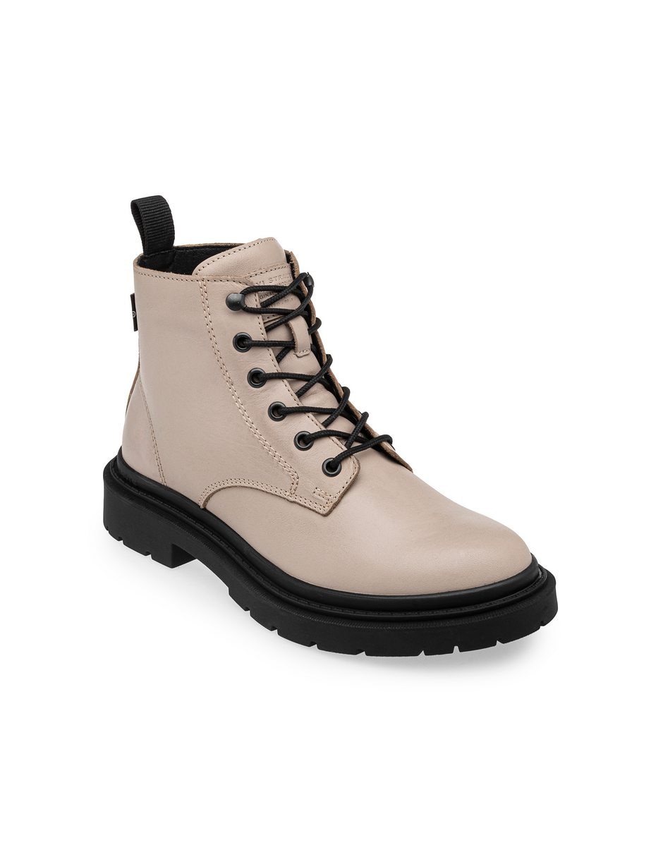 Bota arriba del tobillo de piel para mujer 2