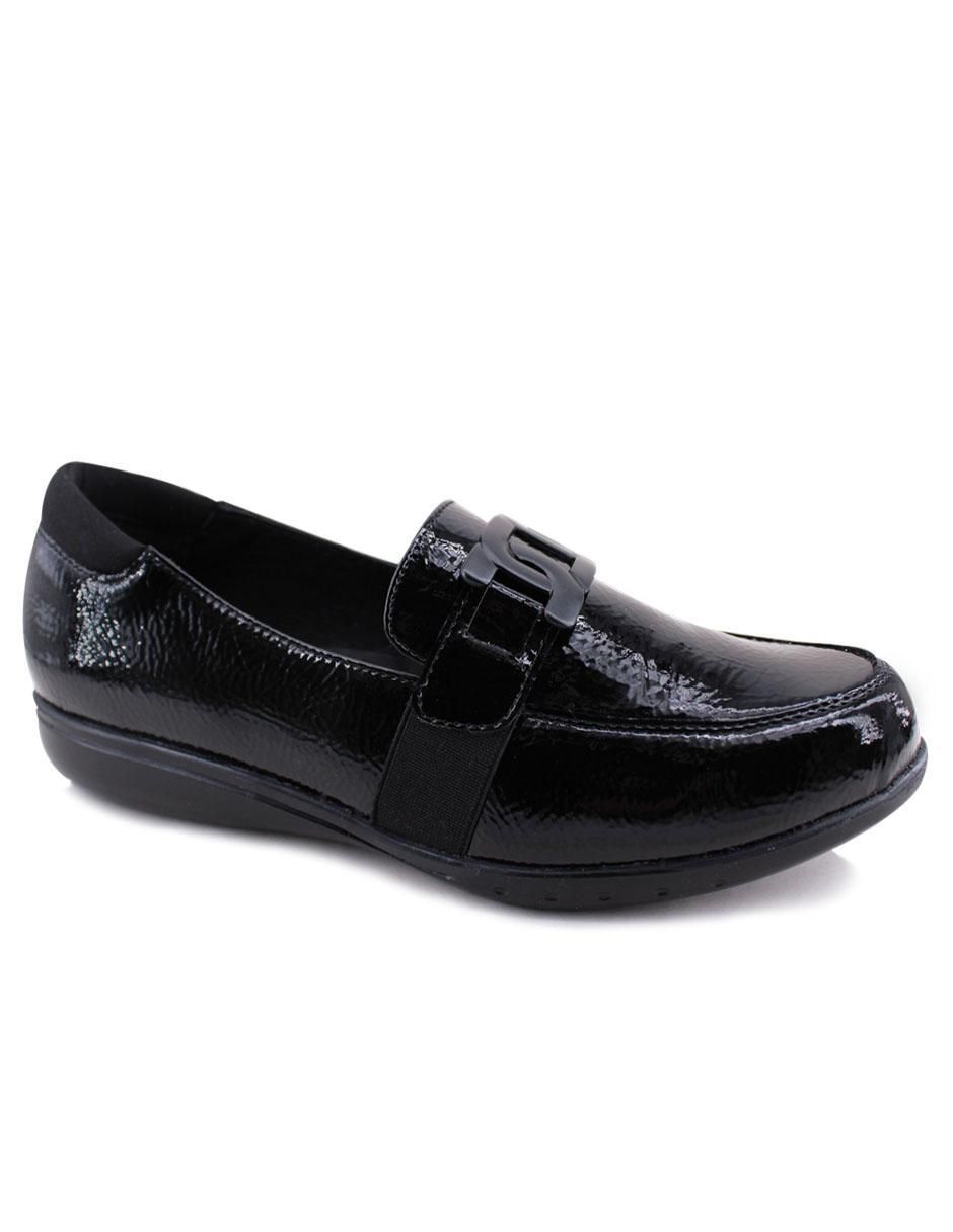 Mocasín de charol para mujer
