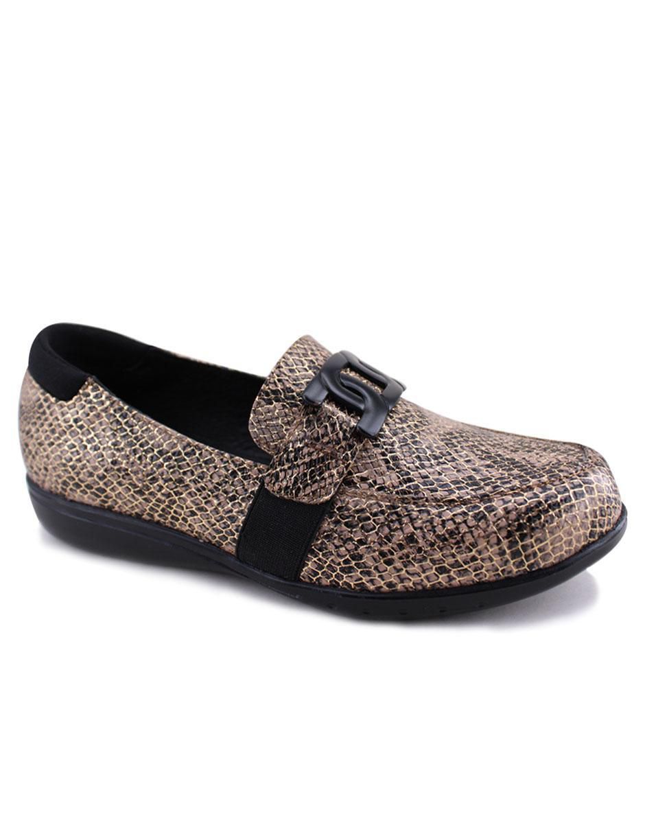 Mocasín de charol para mujer