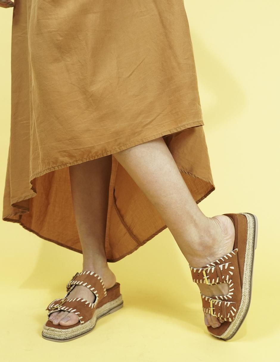 Sandalia Textil para mujer 4