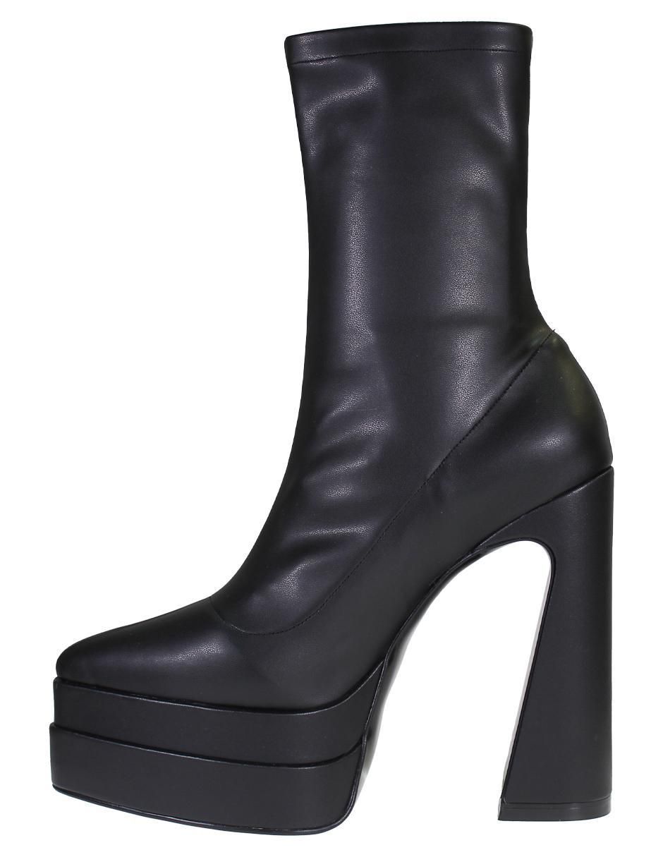 Bota arriba del tobillo de piel para mujer 2
