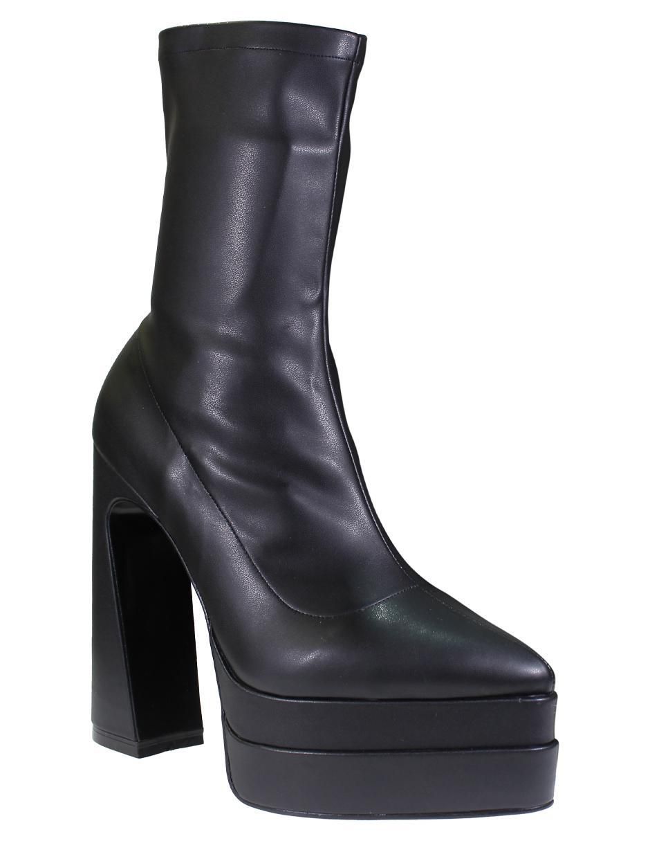 Bota arriba del tobillo de piel para mujer 3
