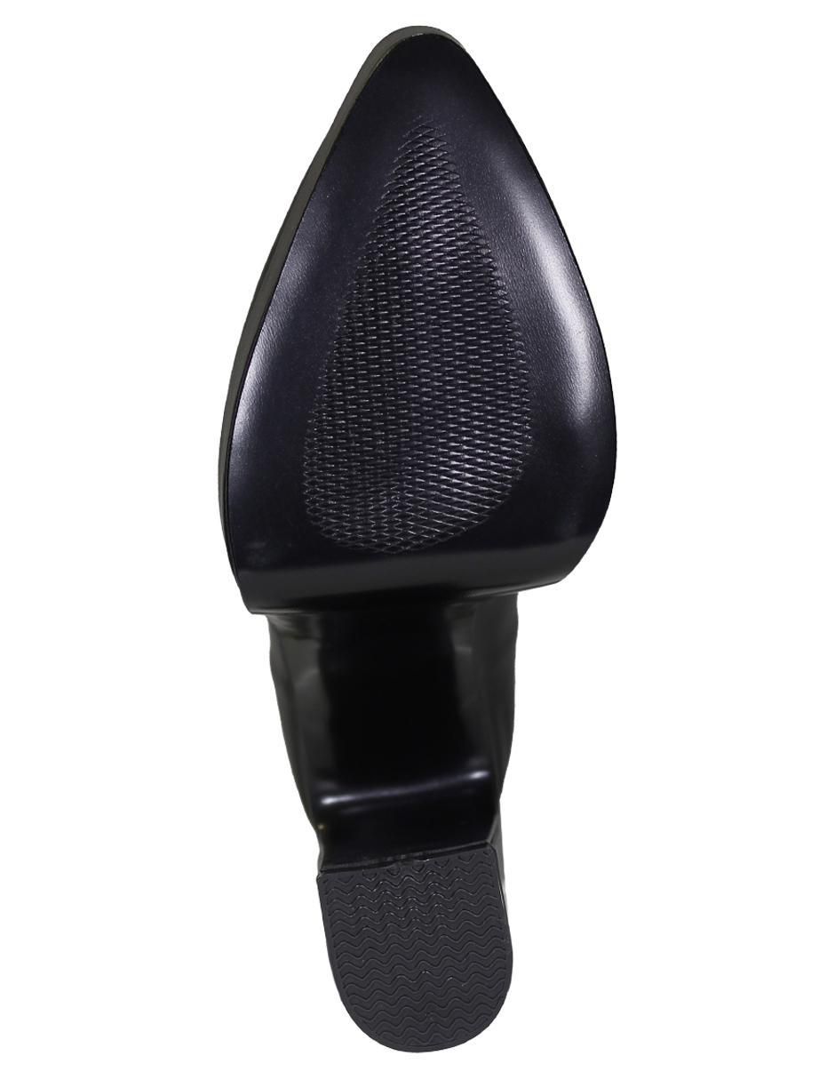 Bota arriba del tobillo de piel para mujer 5