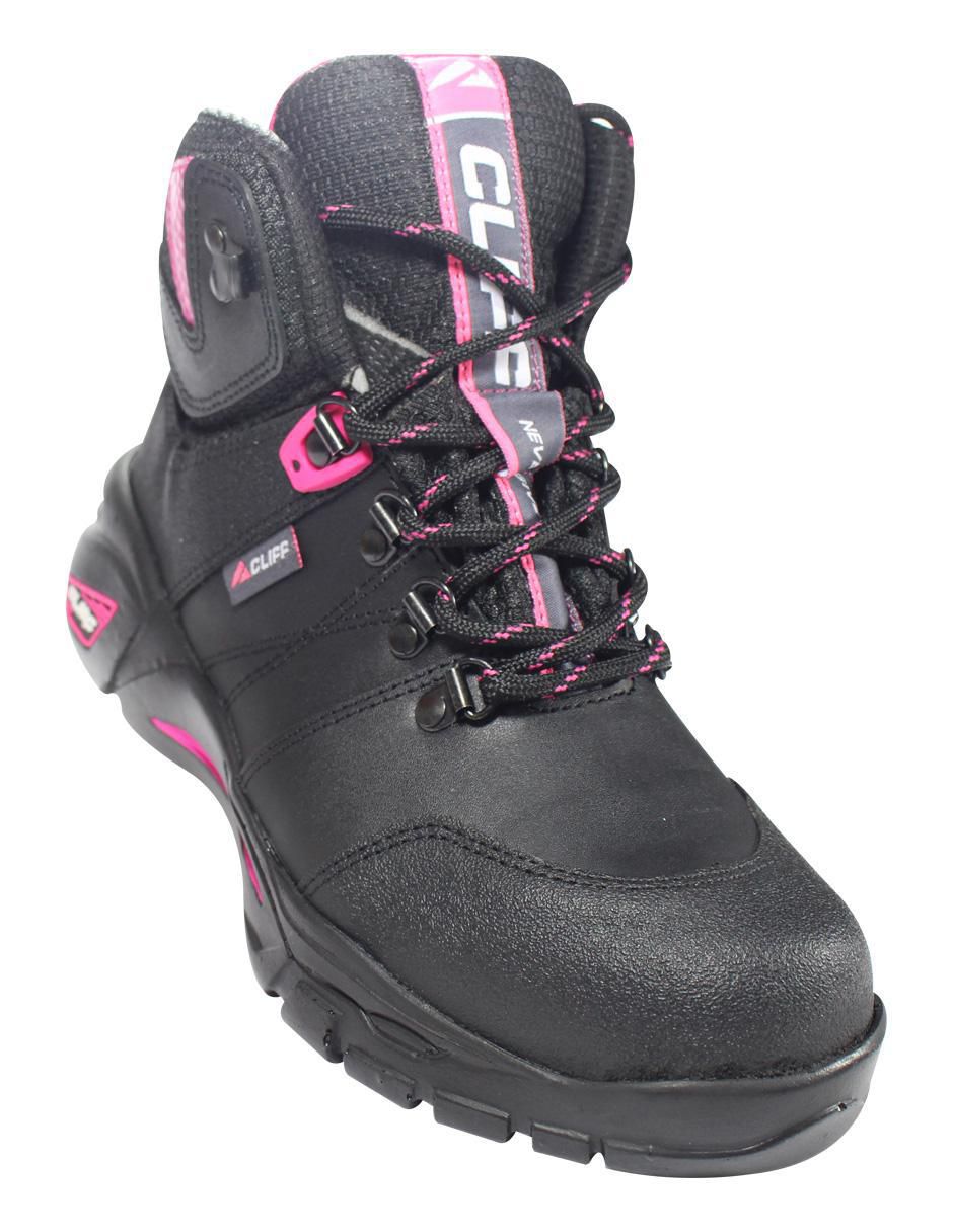 Bota al tobillo de piel para mujer