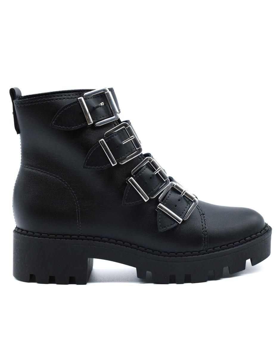 Bota combat al tobillo moleca "de" sintético "para mujer"