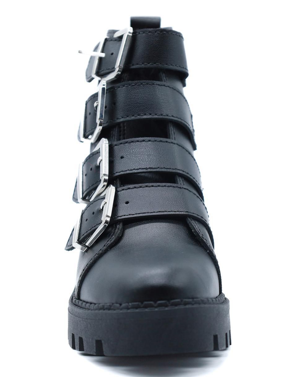 Bota combat al tobillo moleca "de" sintético "para mujer"