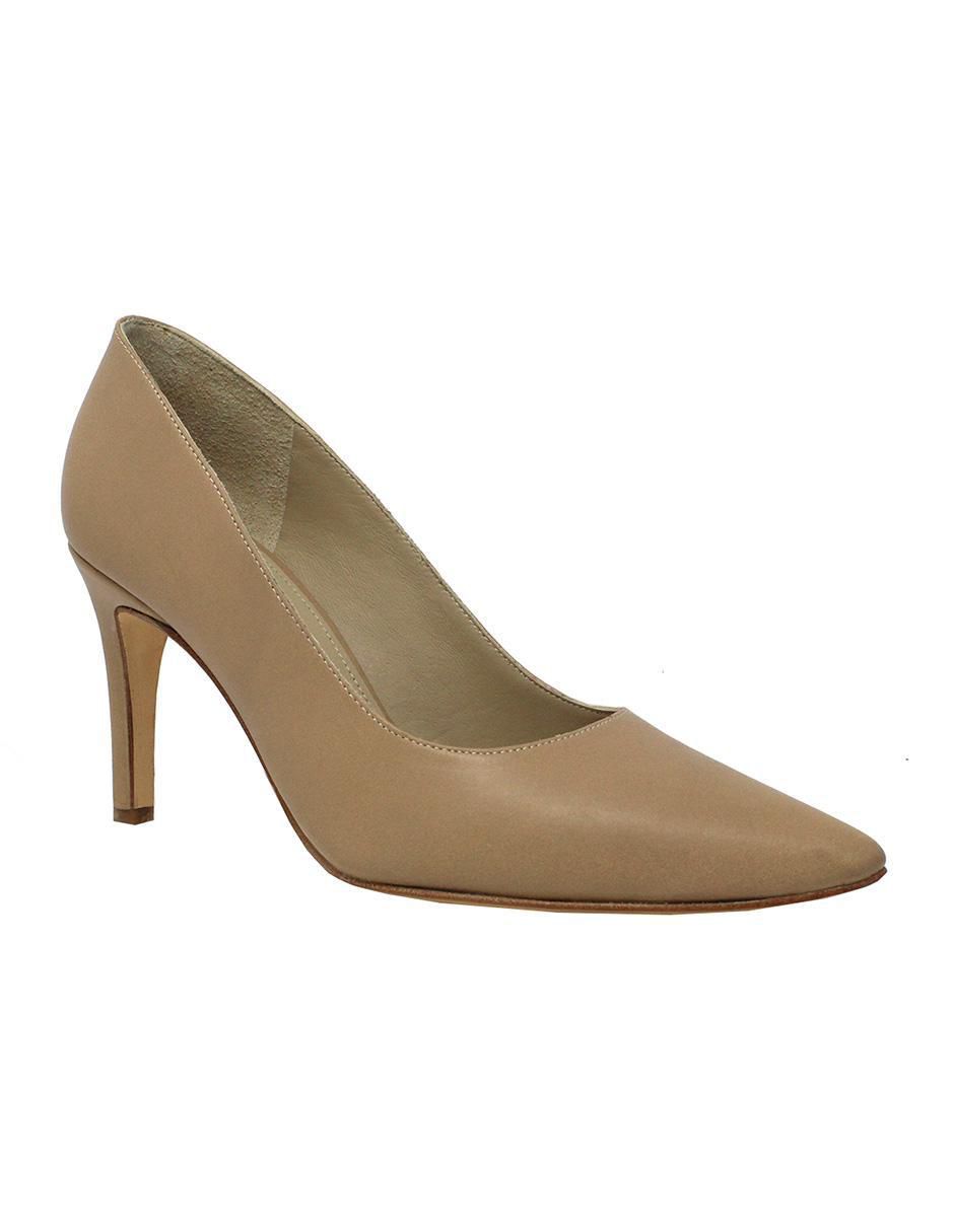 Zapatilla de piel