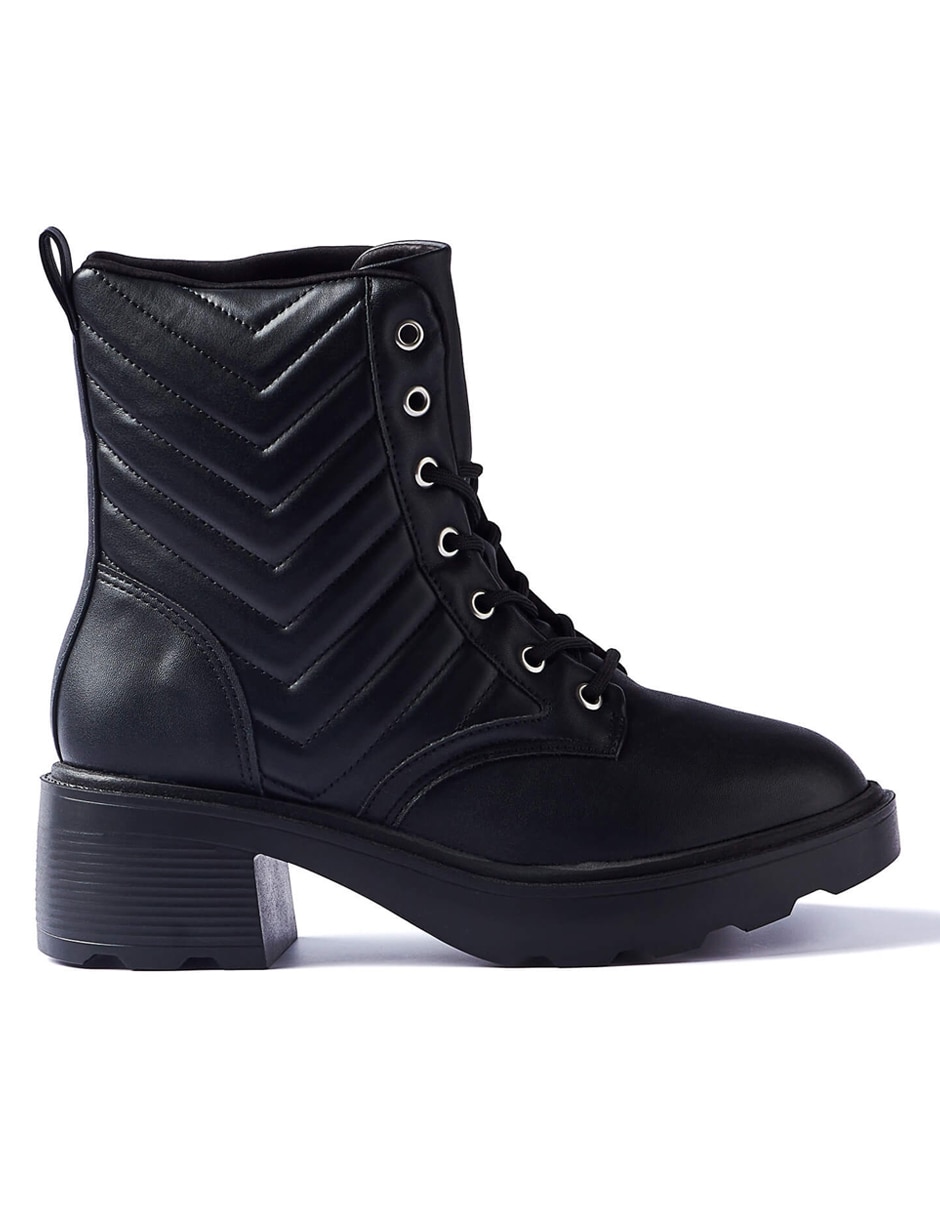 Bota combat arriba del tobillo vizzano "de" sintético "para mujer"