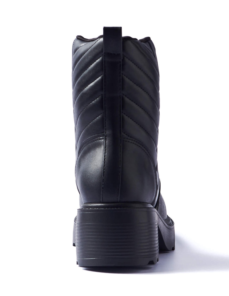 Bota combat arriba del tobillo vizzano "de" sintético "para mujer"