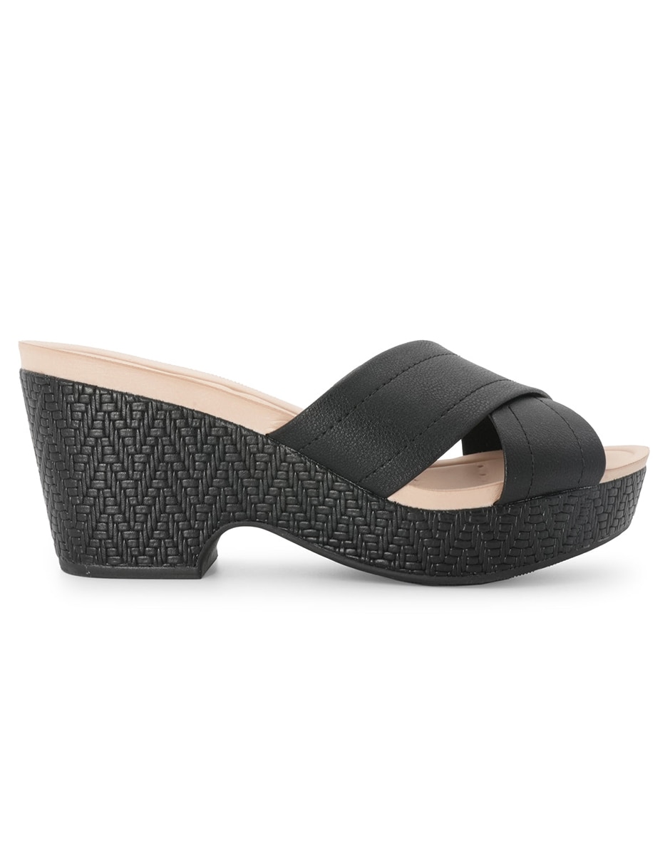 Zapato de plataforma punta redonda 2
