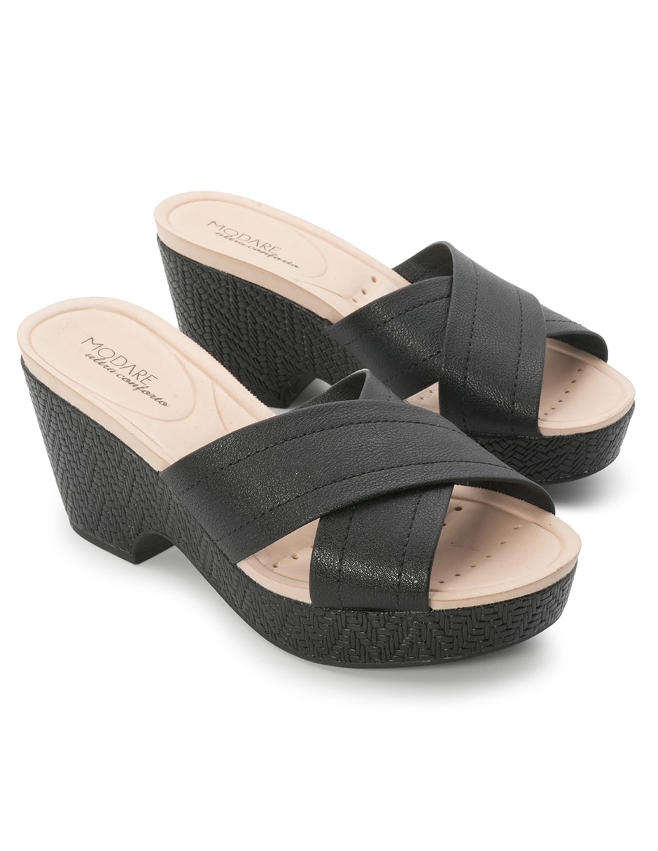 Zapato de plataforma punta redonda 5