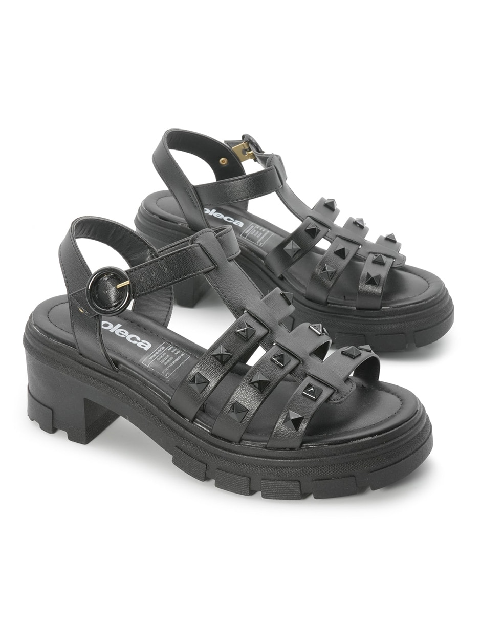 Zapato de plataforma punta redonda 5