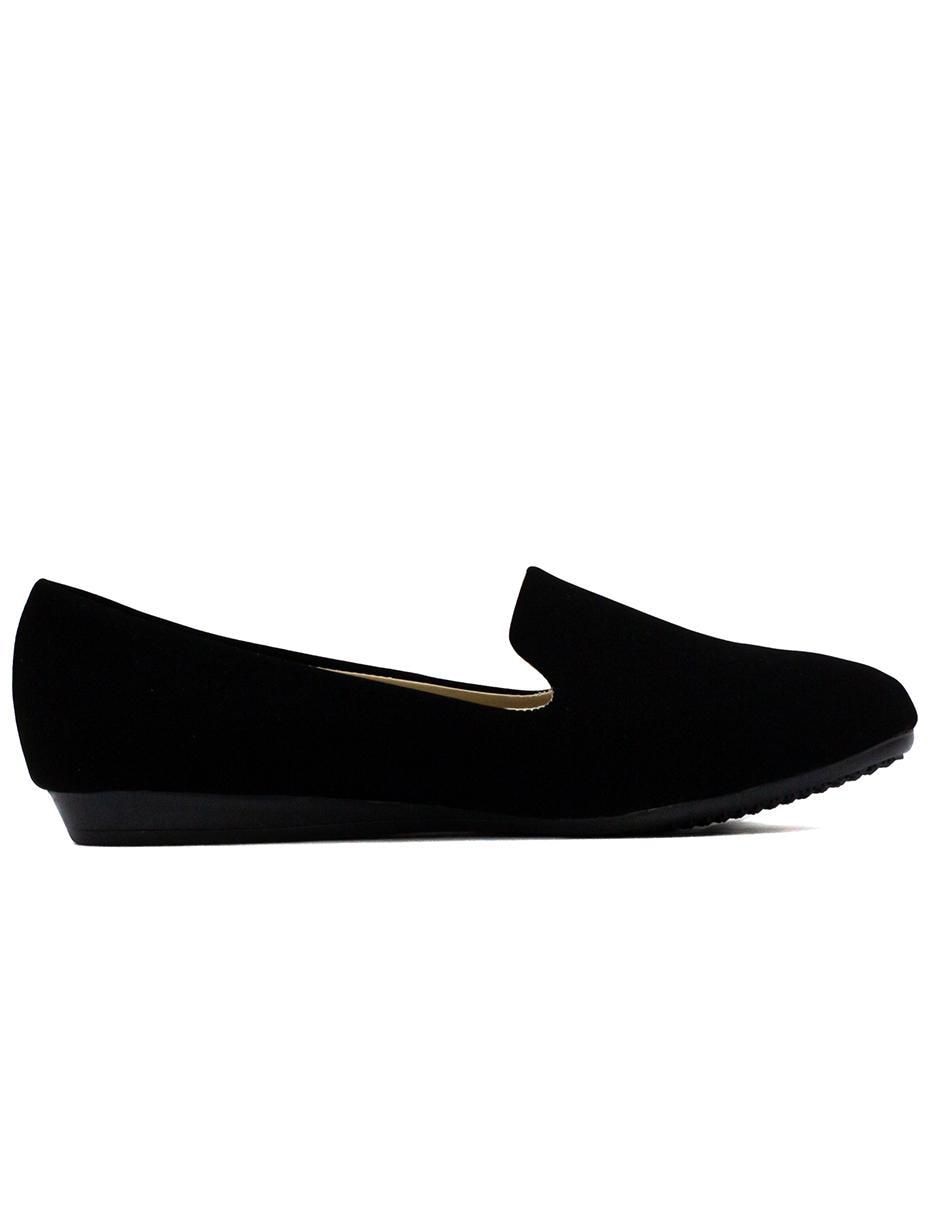 Balerina Lady Bug de gamuza para mujer 2