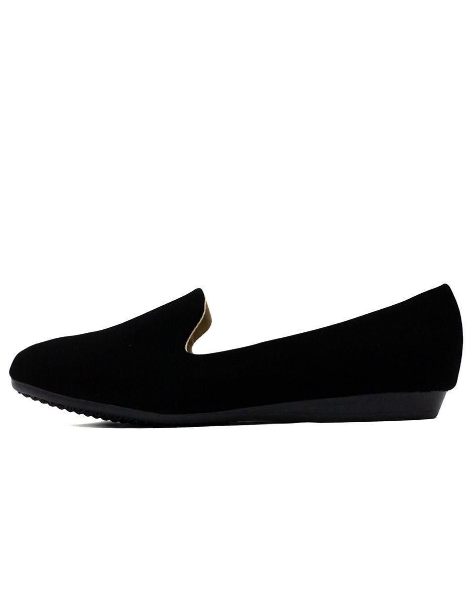 Balerina Lady Bug de gamuza para mujer 3
