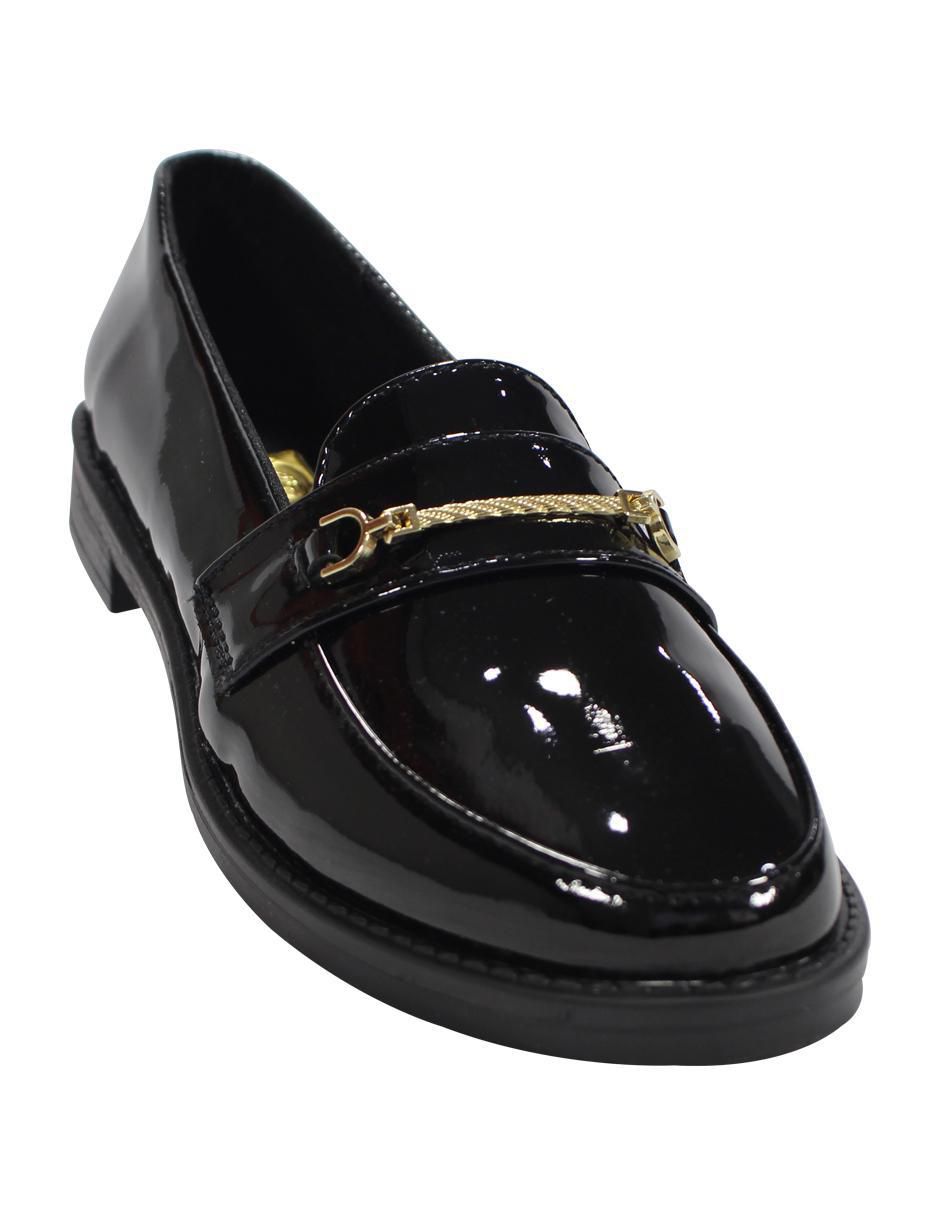 Mocasín de charol para mujer