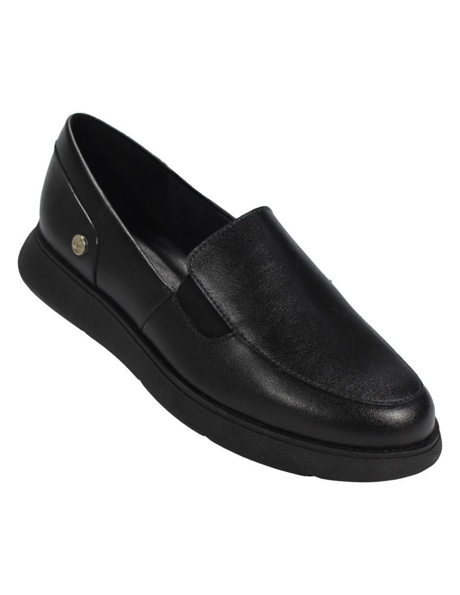 Mocasín de piel para mujer