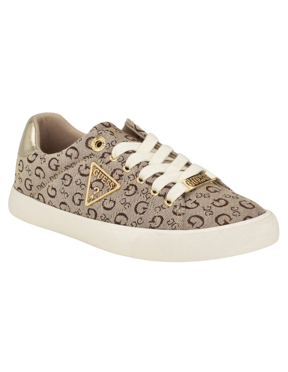Guess Dama Tenis Guess Flores Tenis Guess Cafe Con Flores Tenis