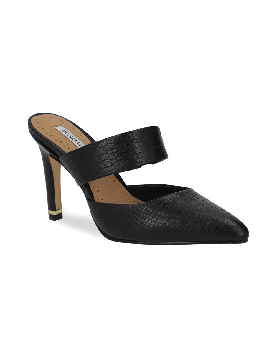 Zapatilla de piel