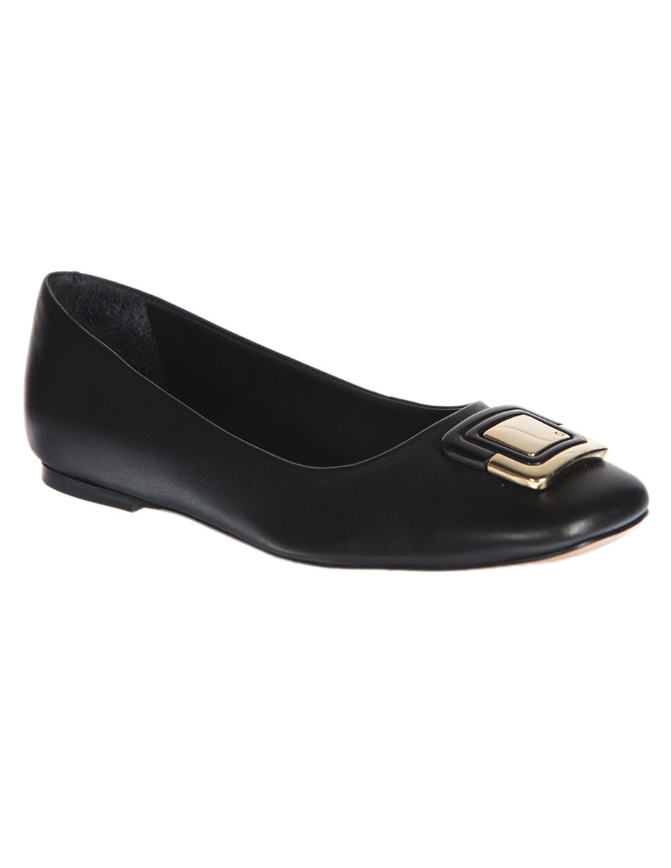 Balerina de piel para mujer