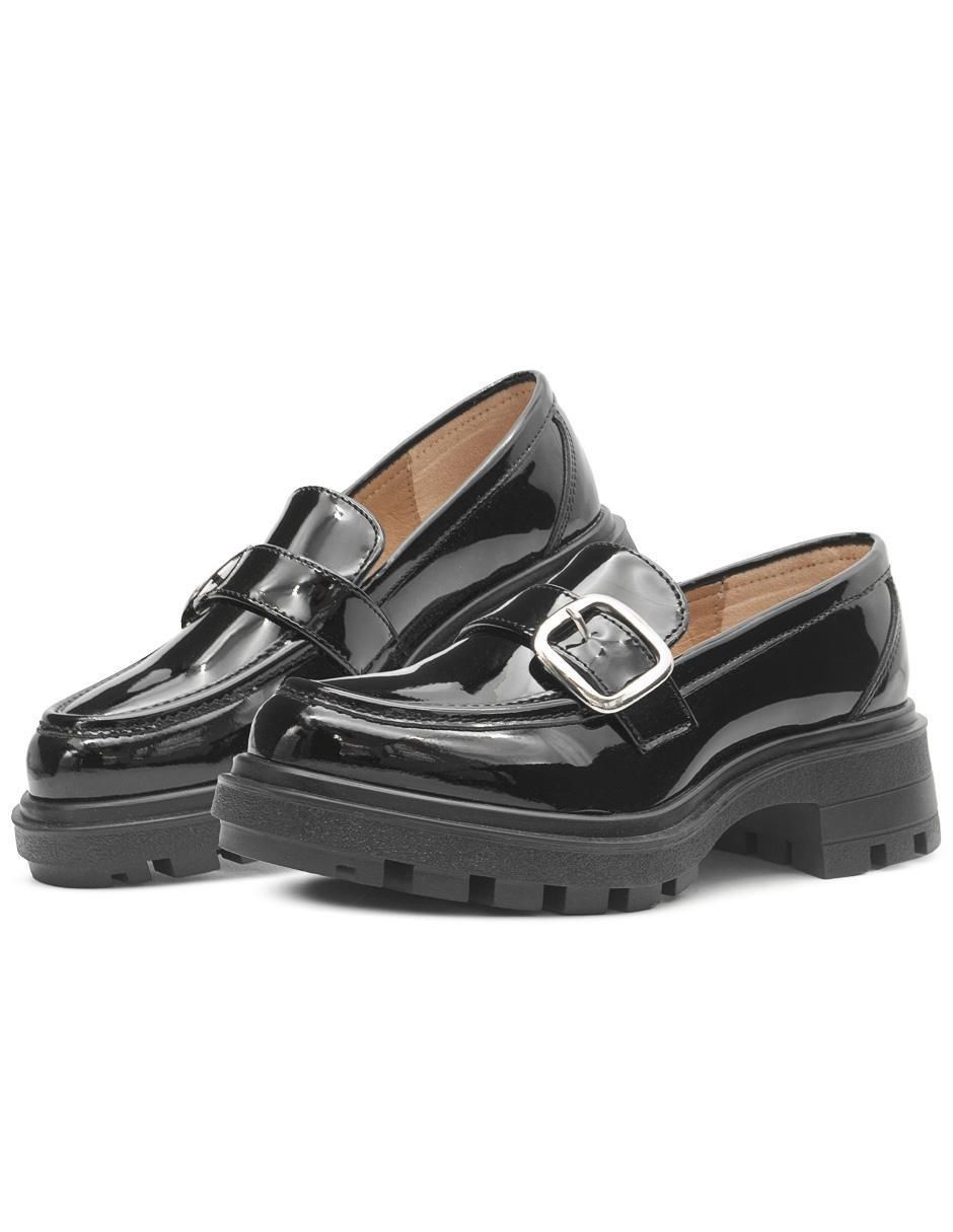 Mocasín Chunky de charol para mujer 2
