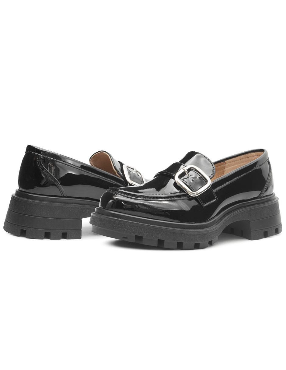 Mocasín Chunky de charol para mujer 3