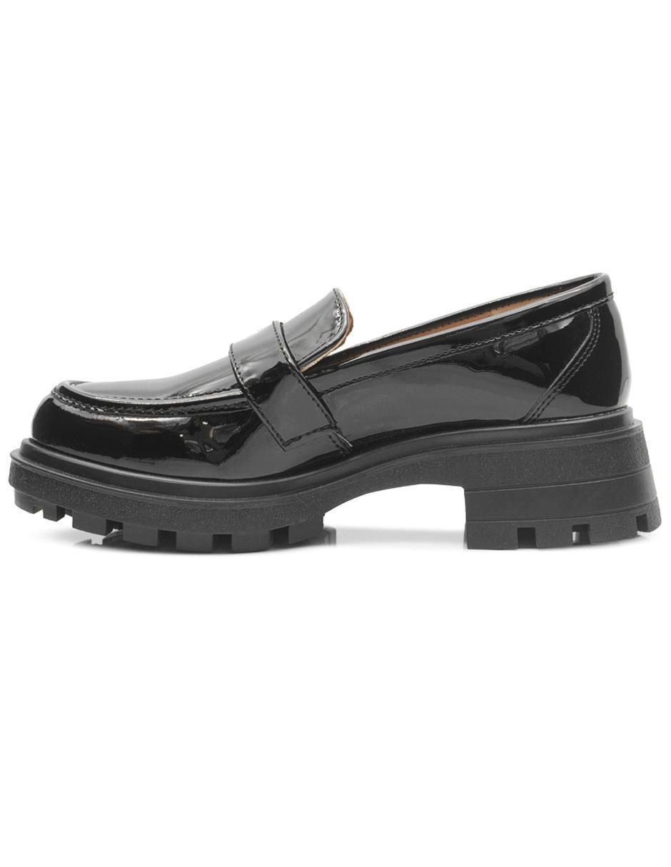 Mocasín Chunky de charol para mujer 6
