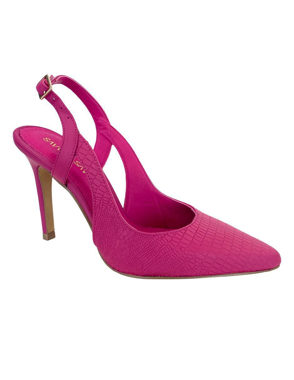 Zapatilla de piel