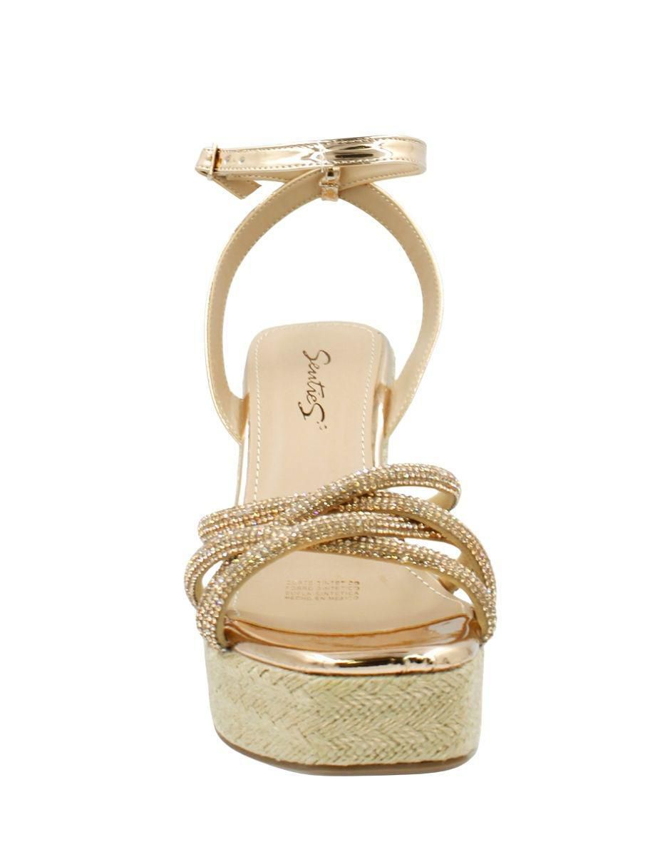 Zapato de plataforma punta cuadrada