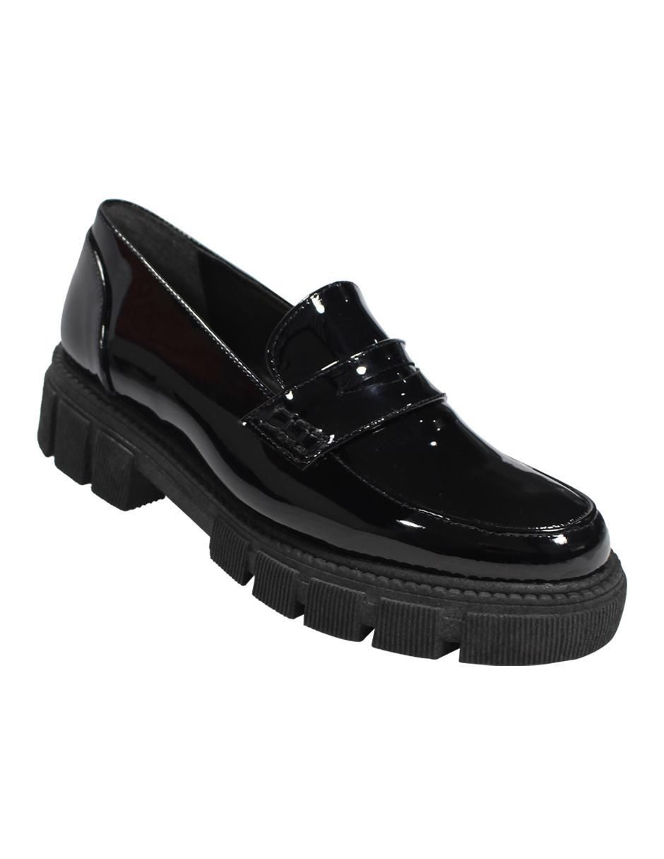 Mocasín de charol para mujer