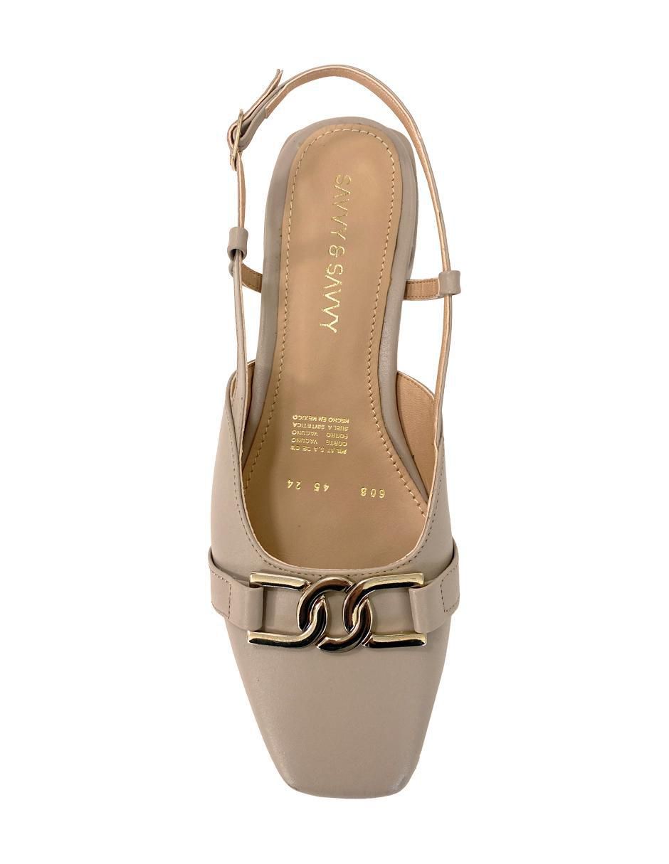 Balerina de piel para mujer 3