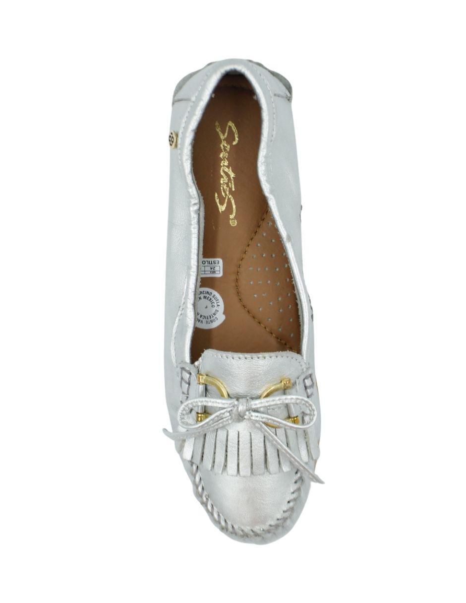 Balerina de piel para mujer 6