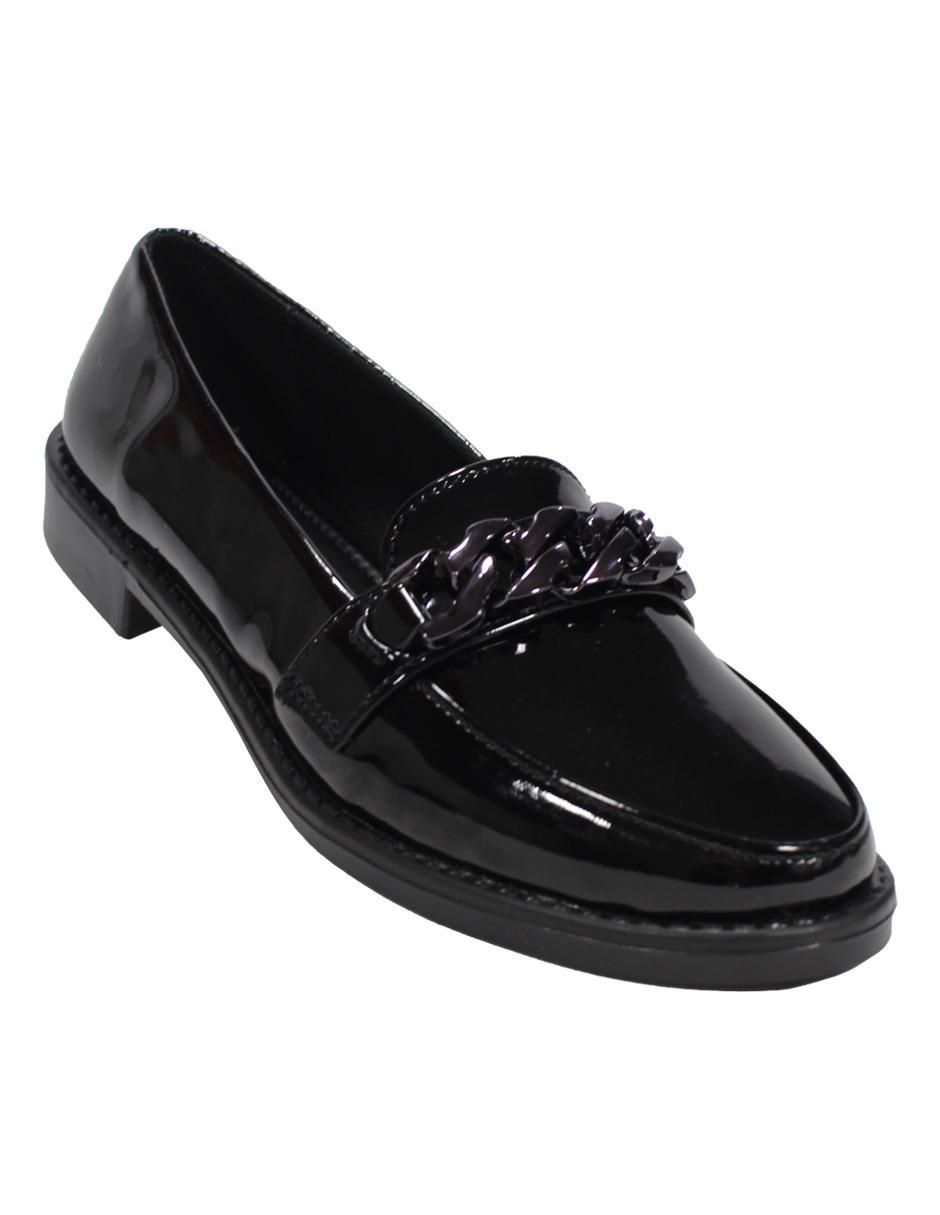 Mocasín de charol para mujer