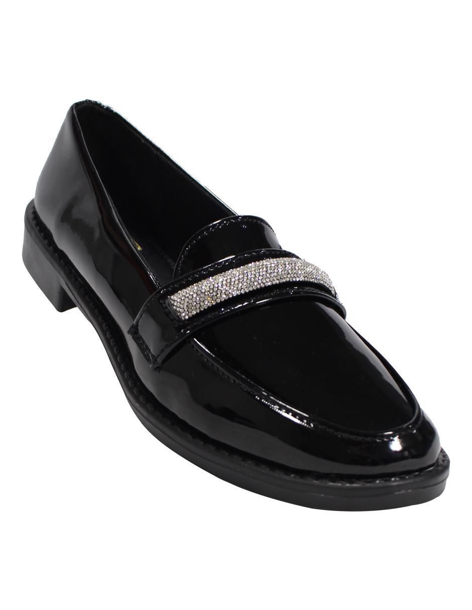 Mocasín de charol para mujer
