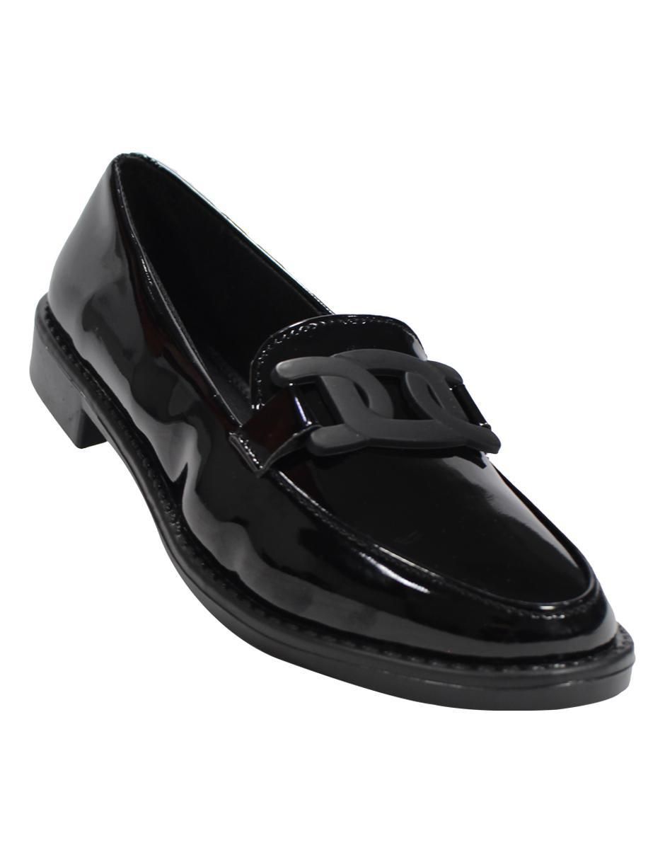 Mocasín de charol para mujer