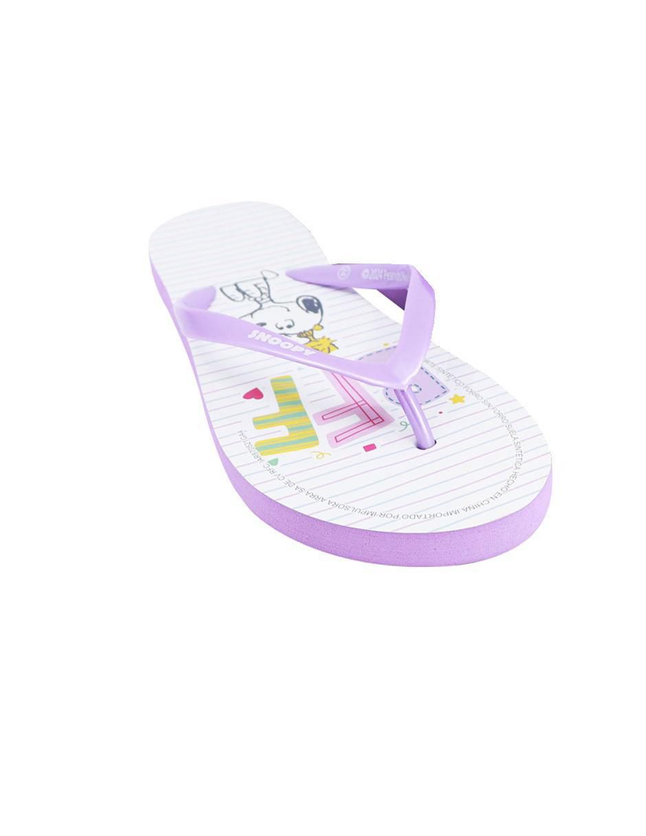 Sandalia Snoopy para mujer