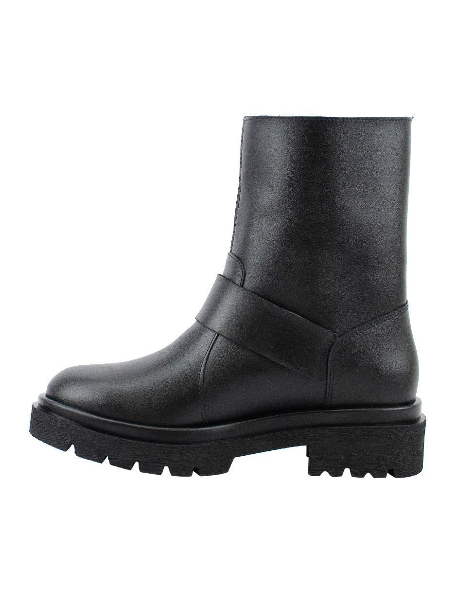 Bota arriba del tobillo de piel para mujer 3