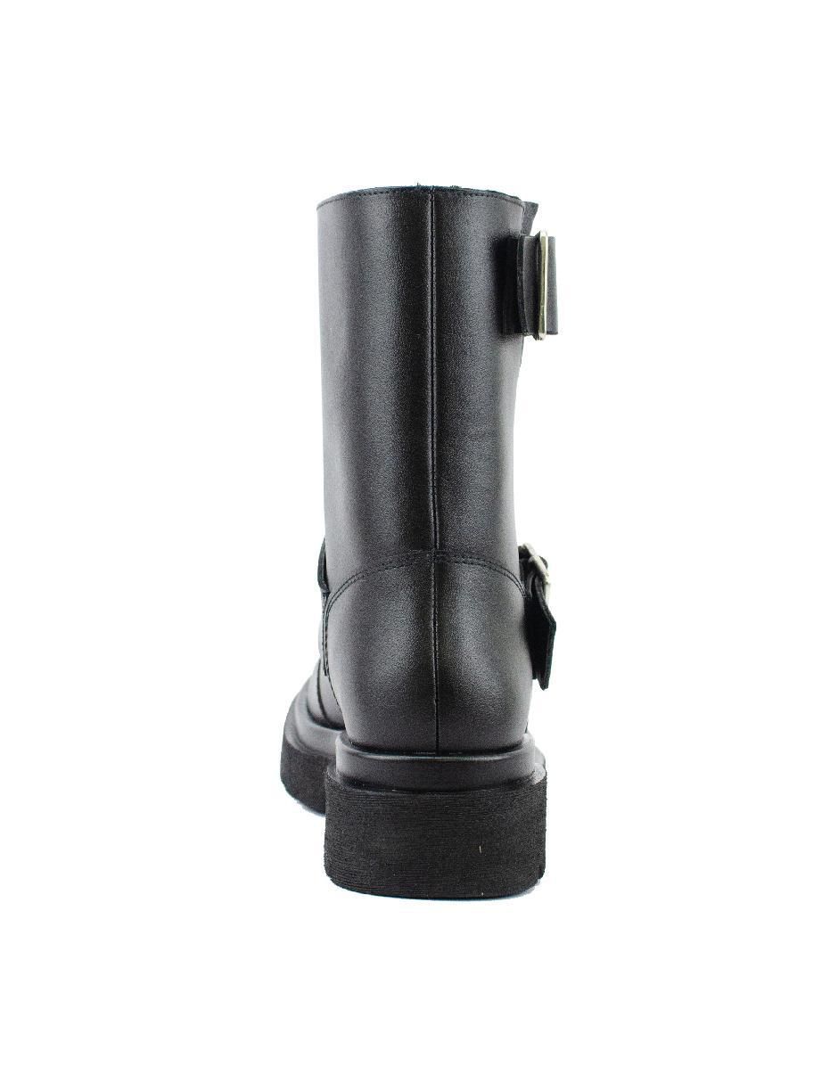 Bota arriba del tobillo de piel para mujer 5