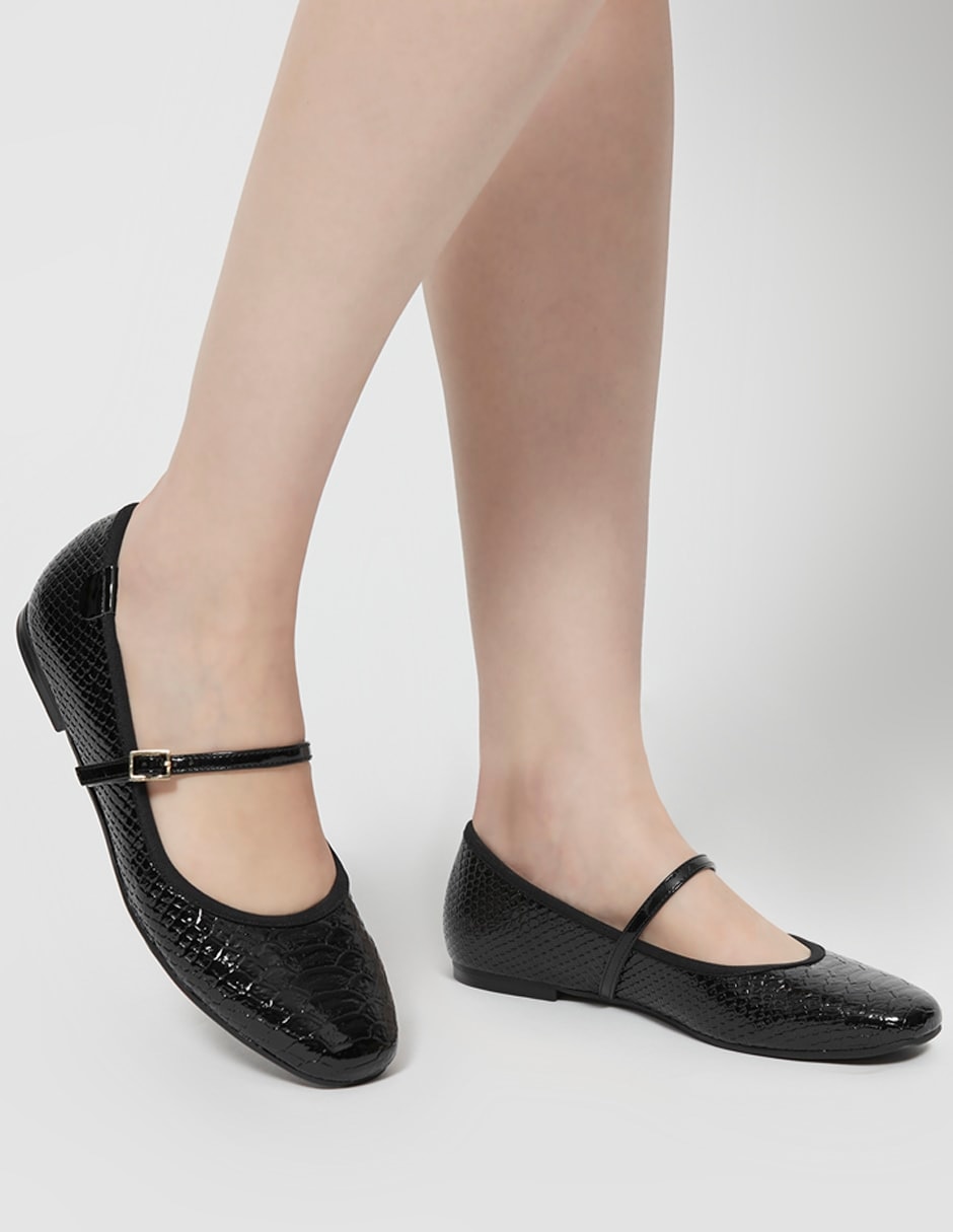 Balerina Wehaldor de gamuza para mujer 2