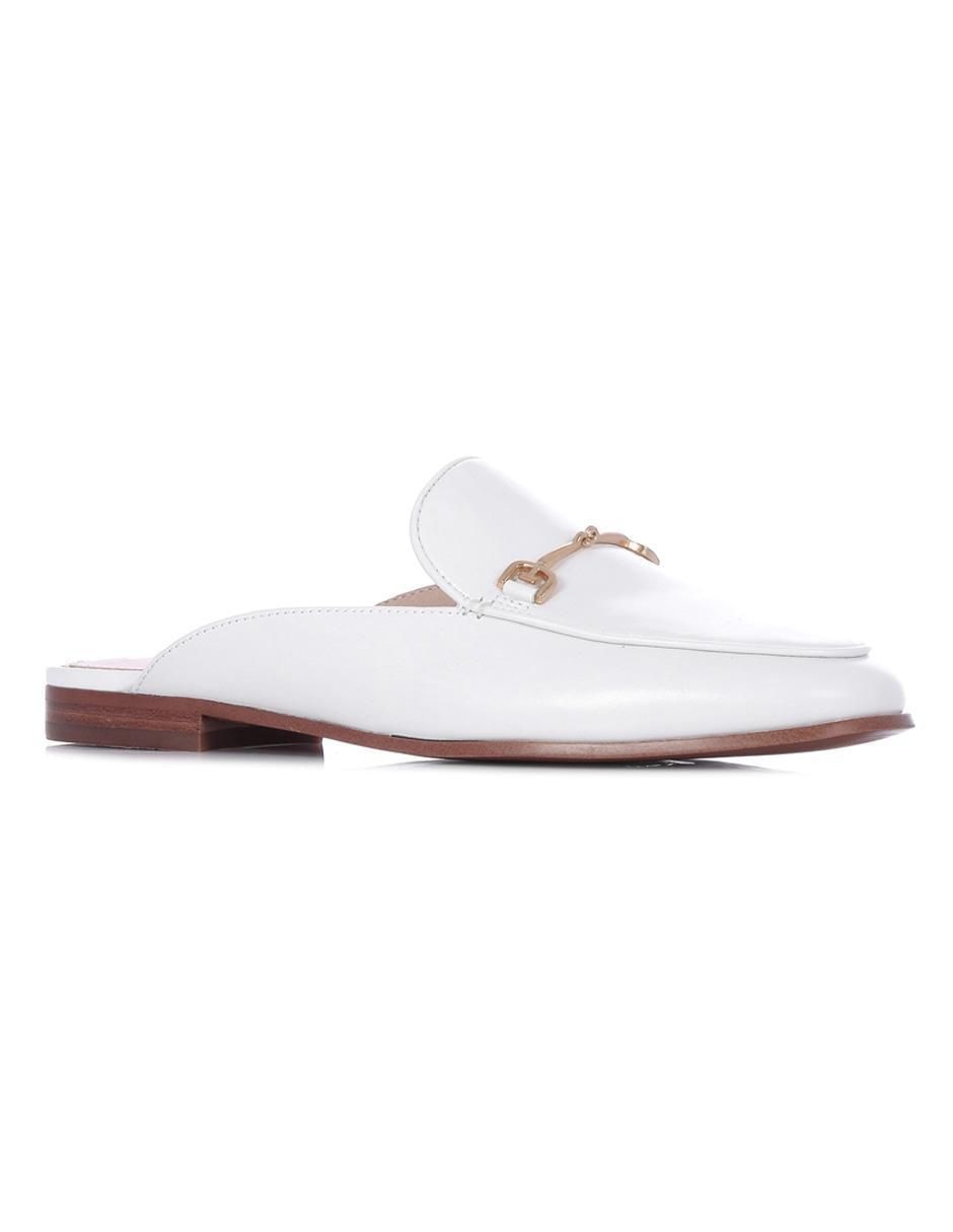 Zueco de piel para mujer