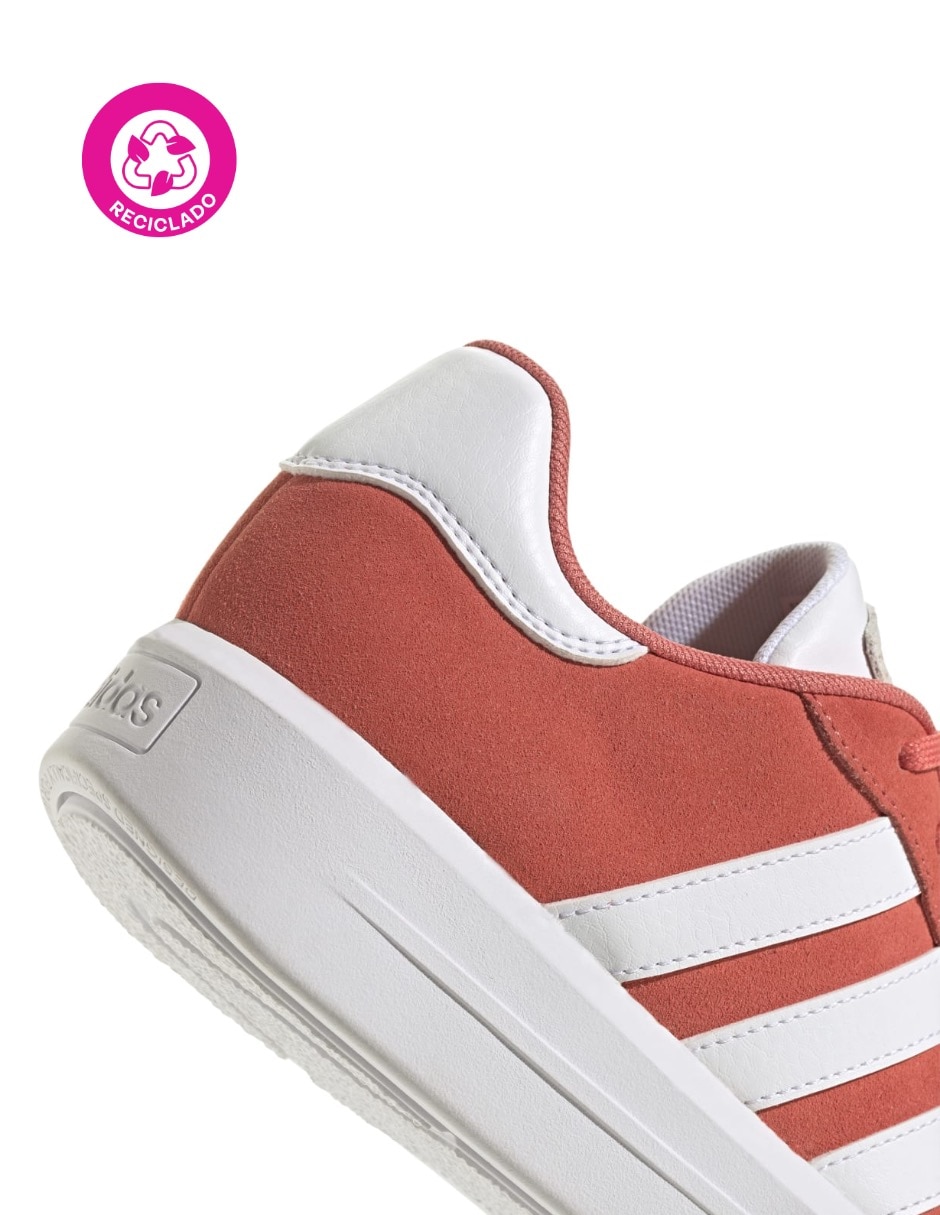 Tenis Court Platform Suede para mujer 5