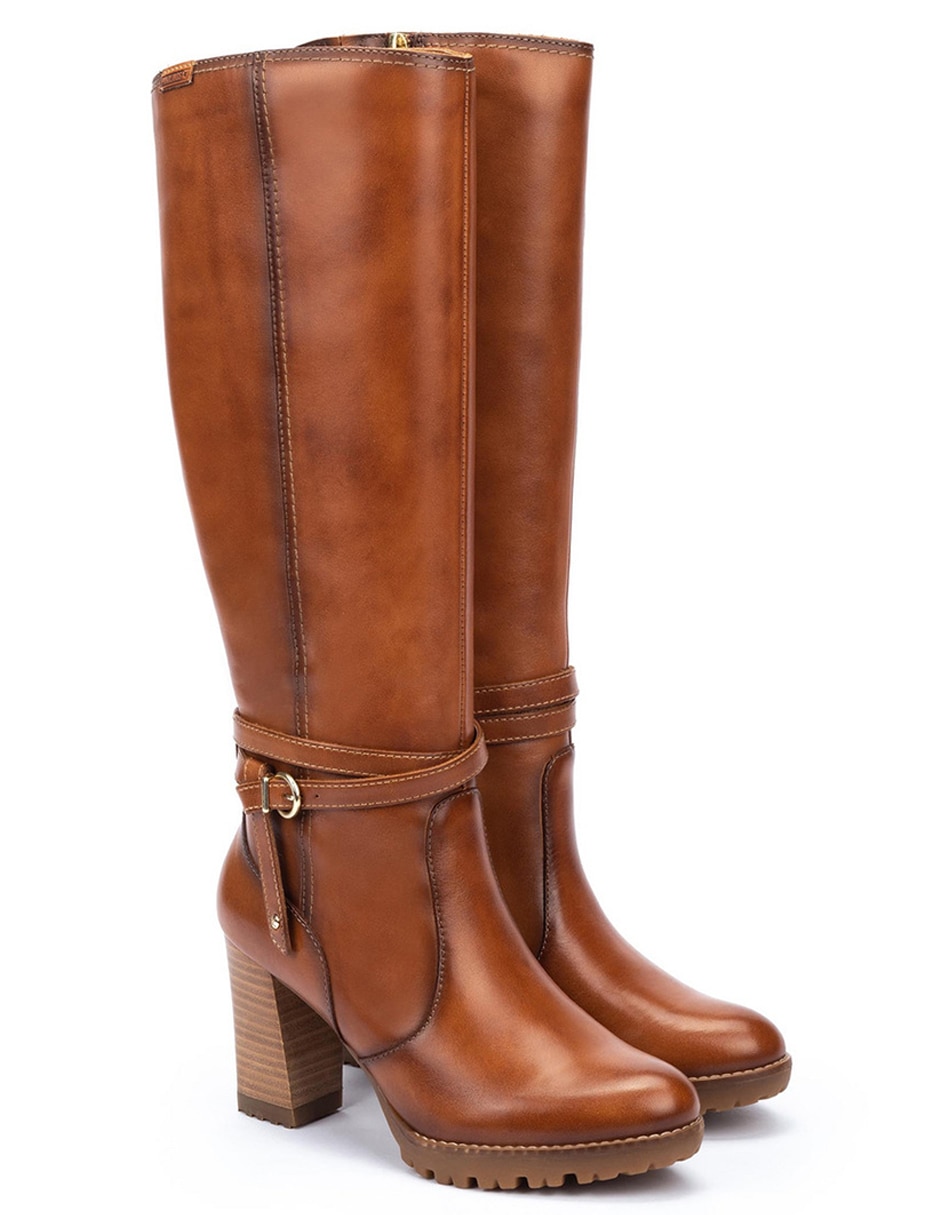 Bota abajo de la rodilla Connelly de piel para mujer 2