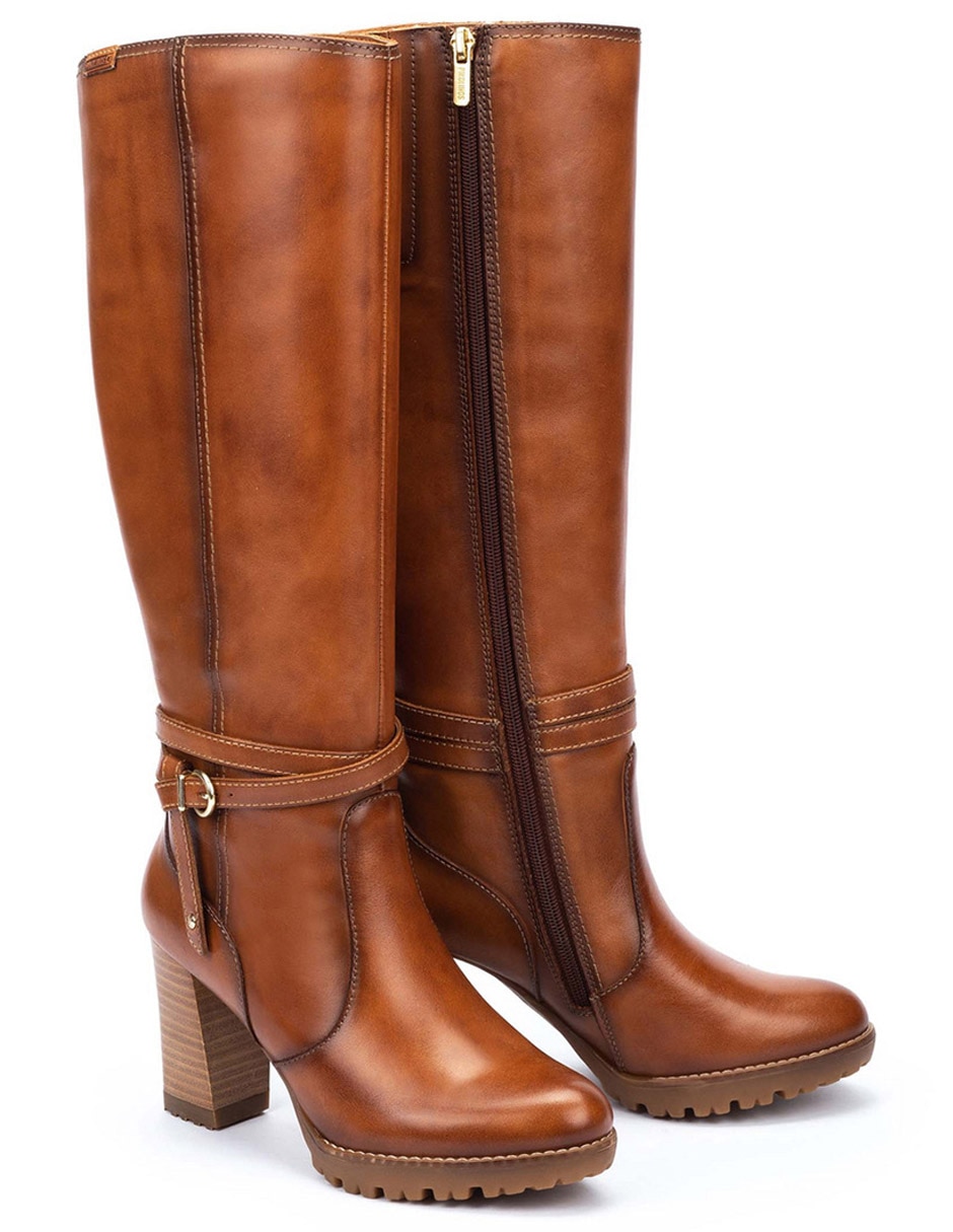 Bota abajo de la rodilla Connelly de piel para mujer 4