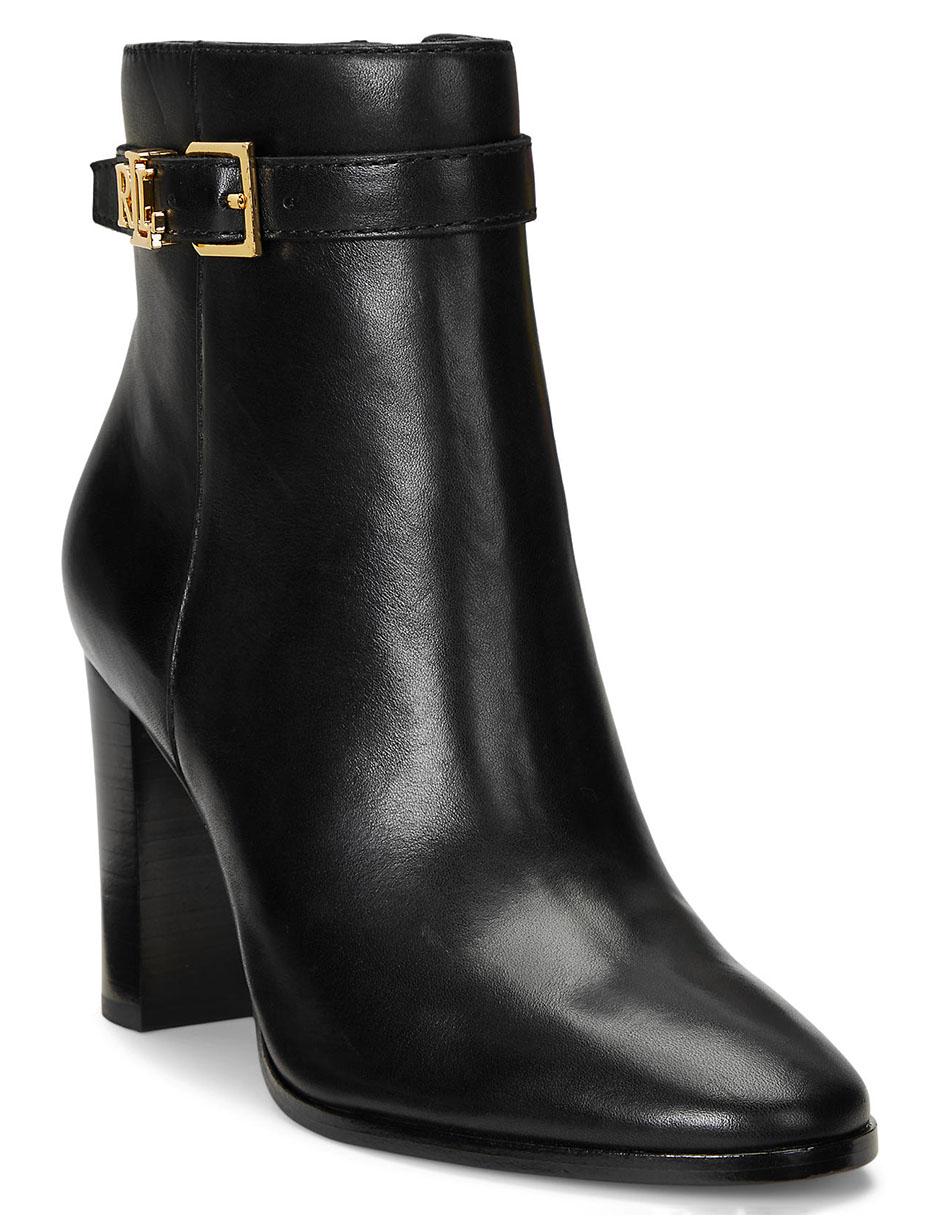Bota arriba del tobillo de piel para mujer 1