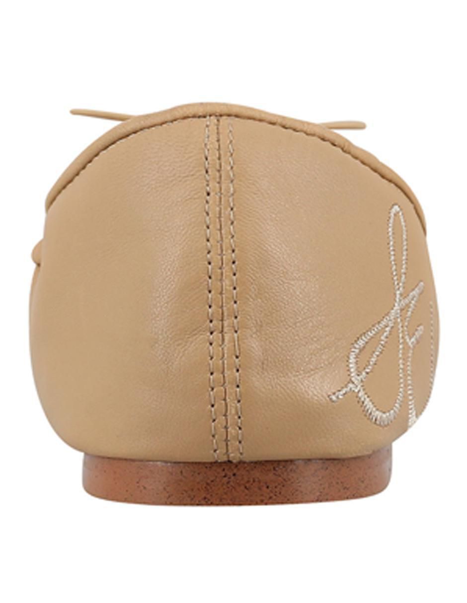 Balerina de piel para mujer 8