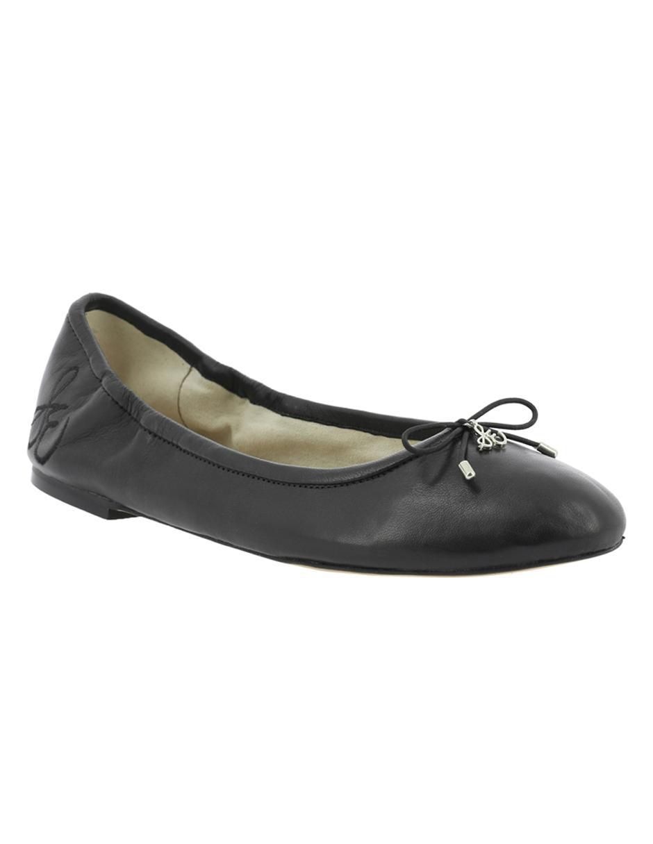 Balerina de piel para mujer