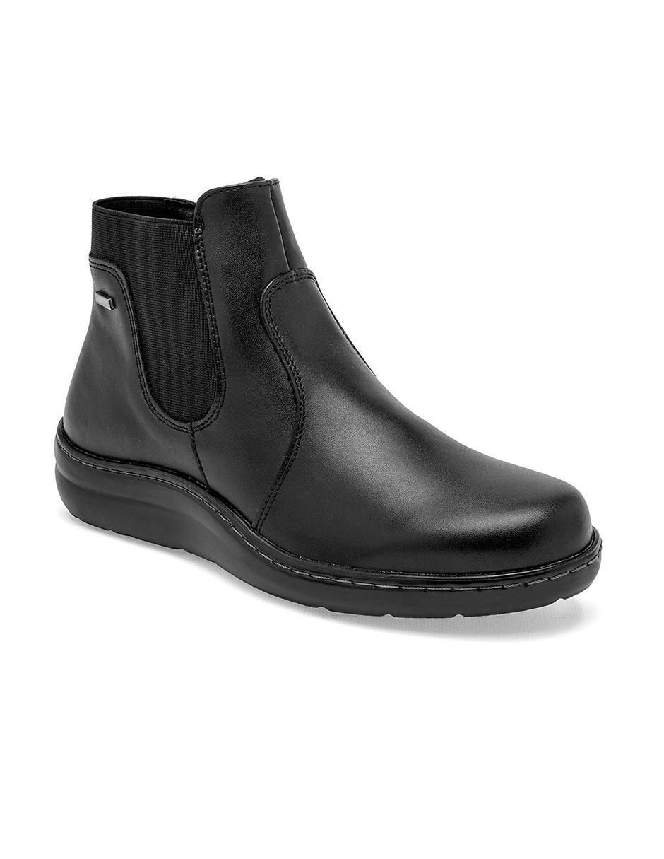 Bota al tobillo de piel para mujer