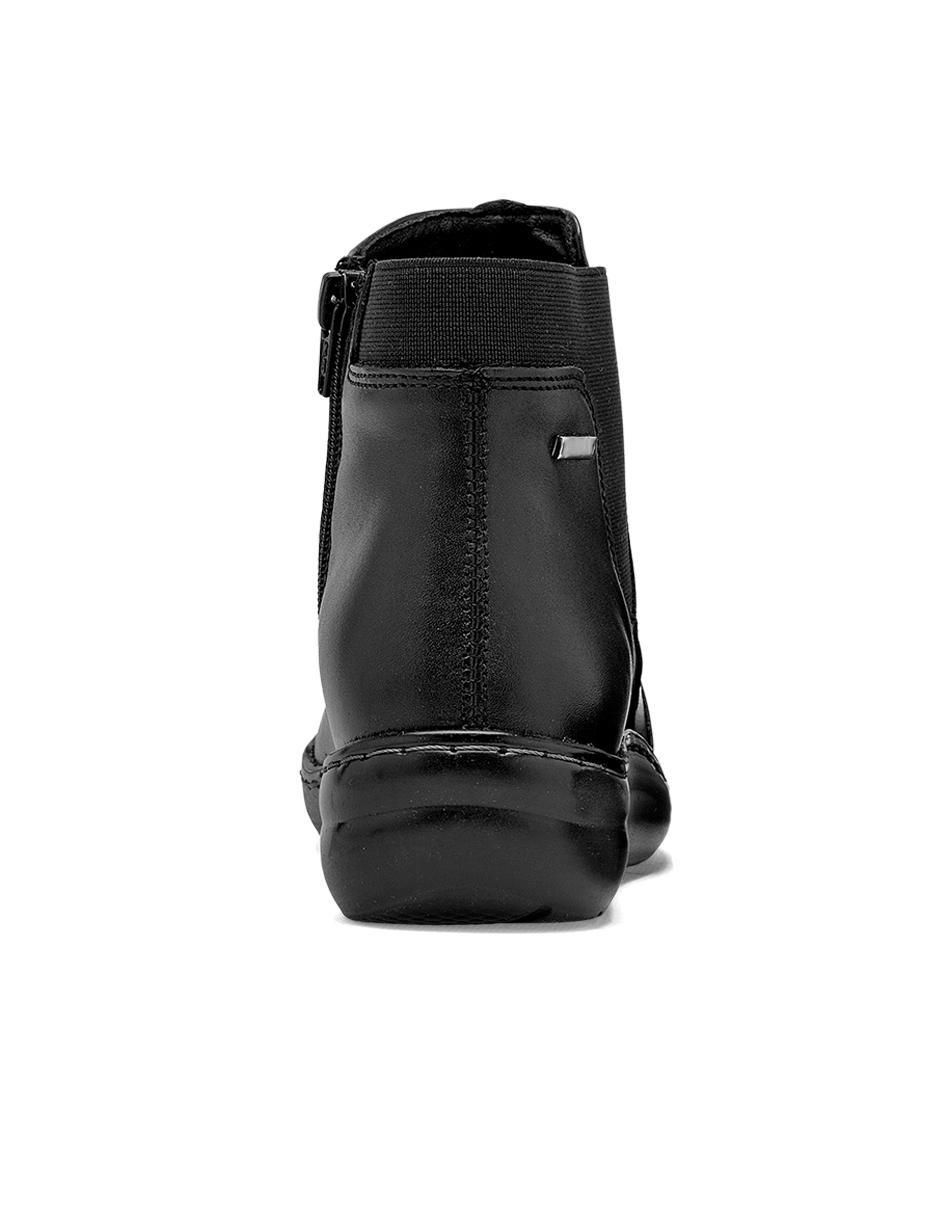 Bota al tobillo de piel para mujer 4