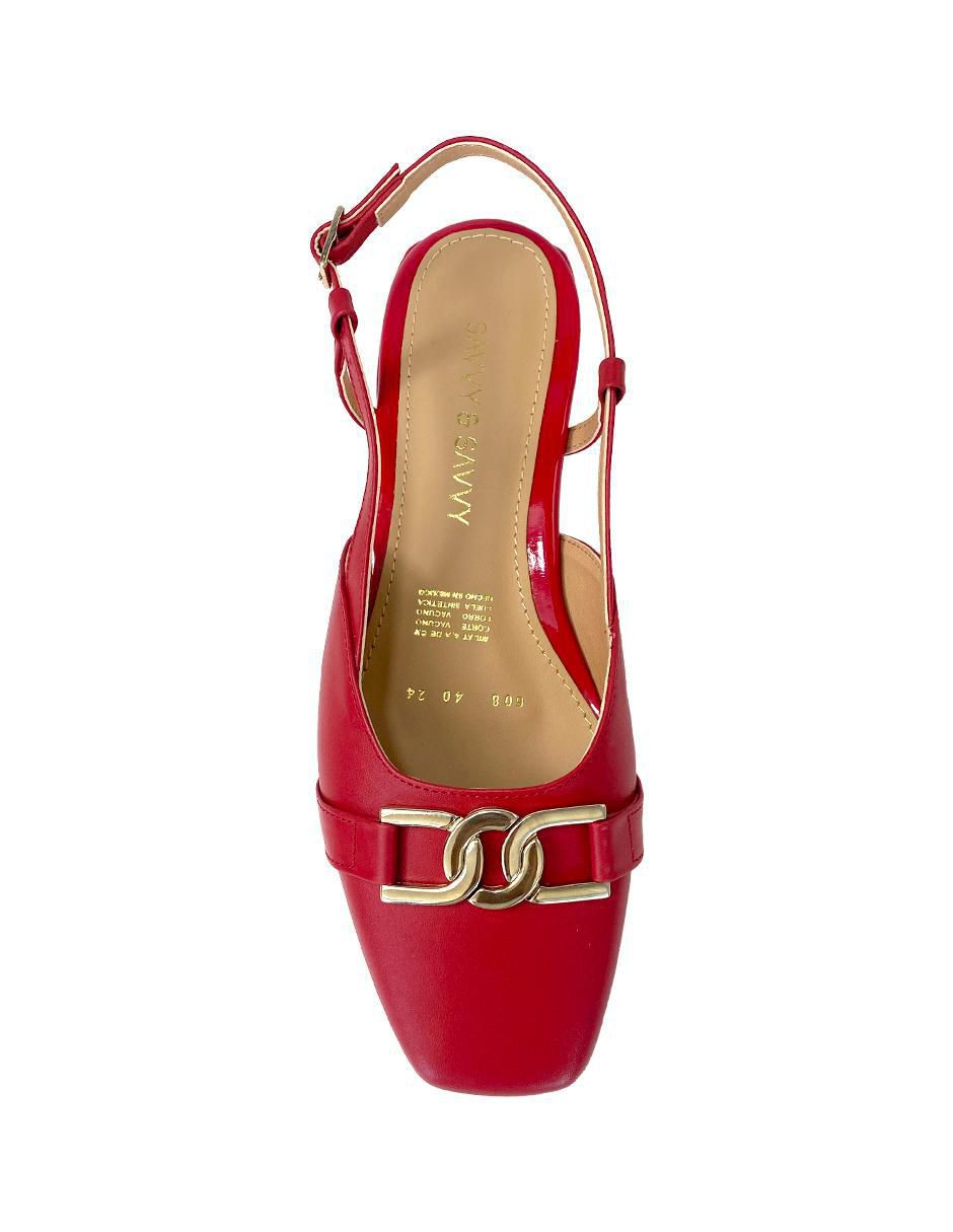 Balerina de piel para mujer 3