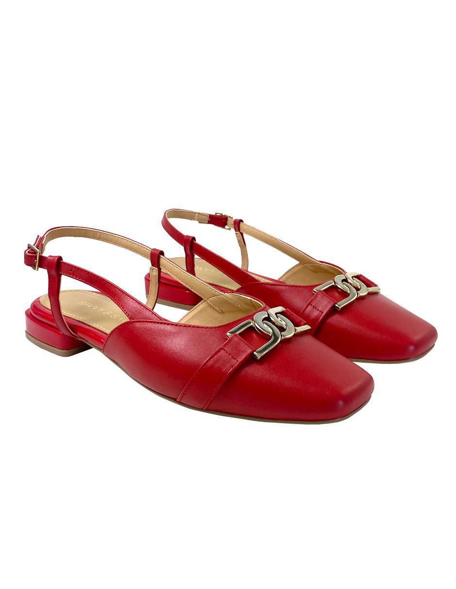 Balerina de piel para mujer 6